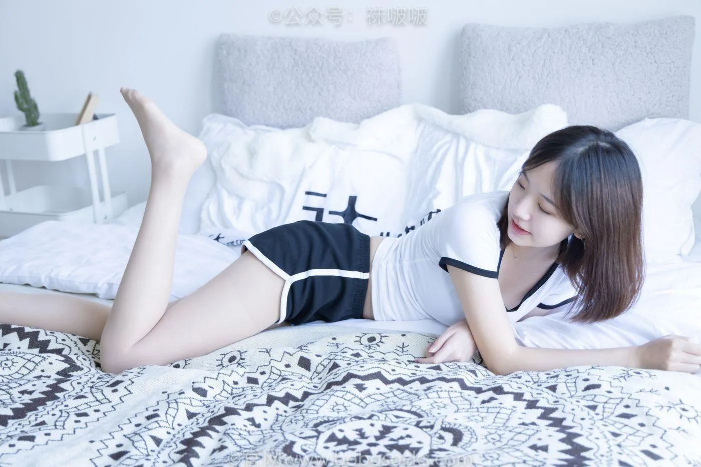 [BoBoSocks袜啵啵]NO.026 小甜豆-体操服、空军一号、白棉袜、肉丝 [149P]插图7